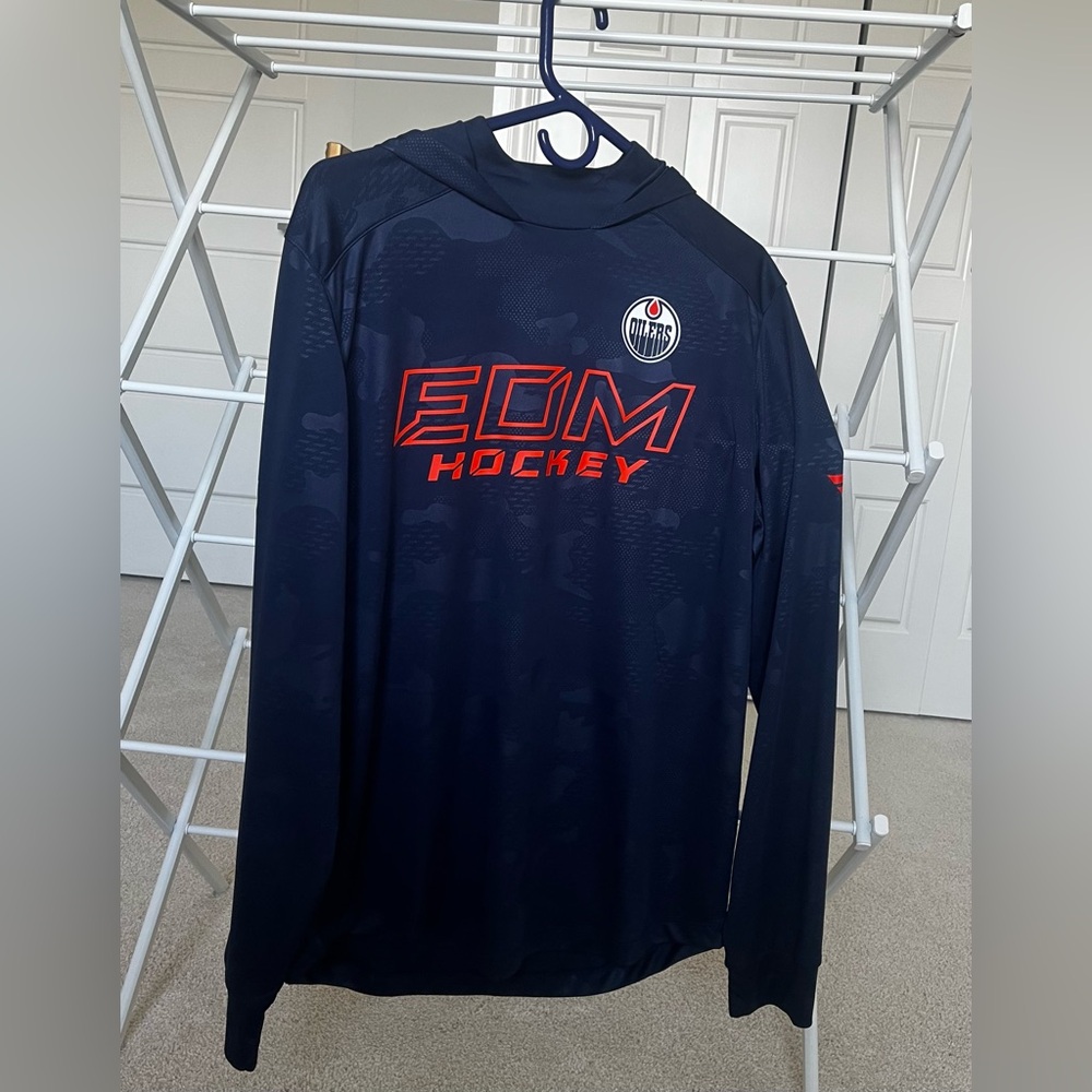 FANATICS EDM OILERS LONG SLEEVE SHIRT
